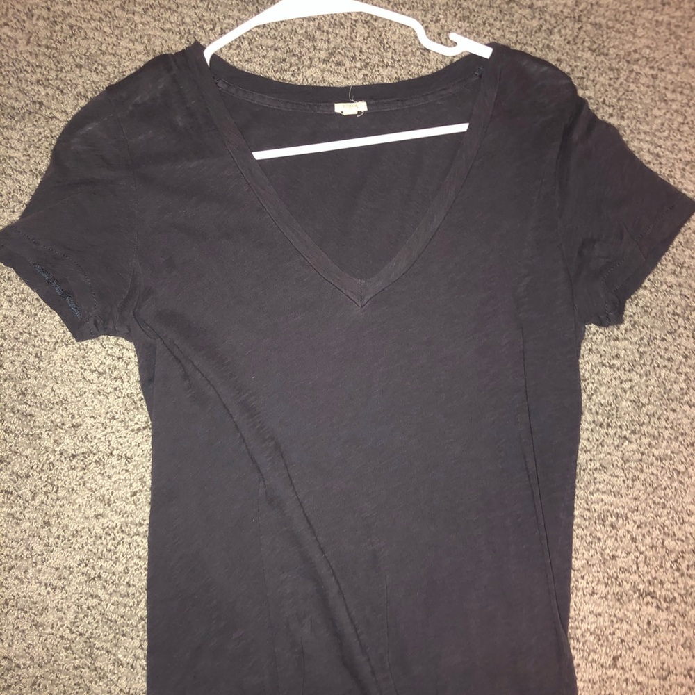 j crew blue t-shirt